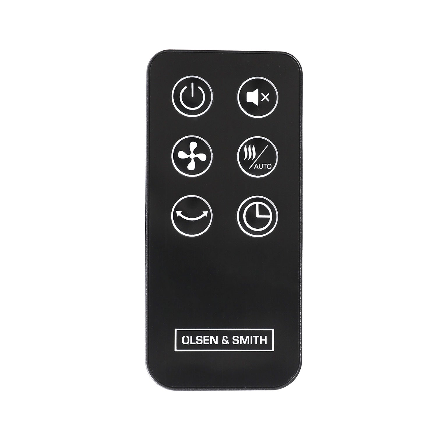 Olsen & Smith Silent Tower Fan with Remote – Quiet Fan for Bedroom & Sleeping, 4 Speed Modes, Sleep Mode, 82° Oscillation, 12H Timer, Bladeless Design – Matte Black