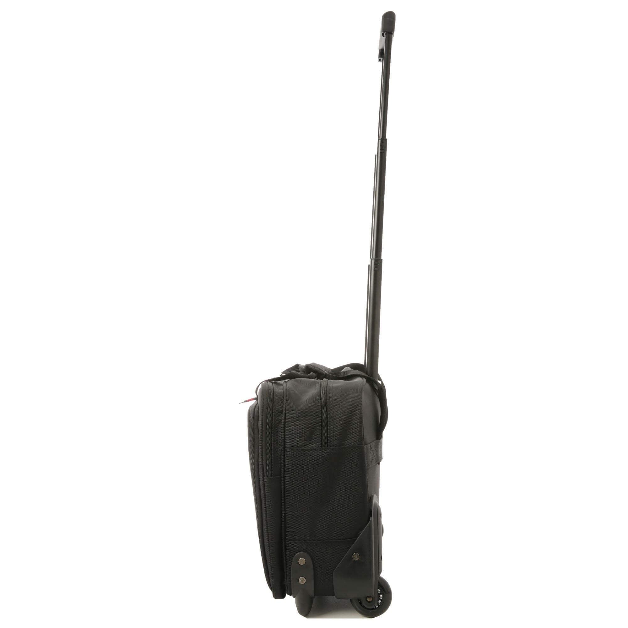 Aerolite 17'' Executive Mobile Business Cabin Hand with Luggage Rolling Laptop Bag, Approved for Ryanair, British Airways, Easyjet, Jet2 & Many More