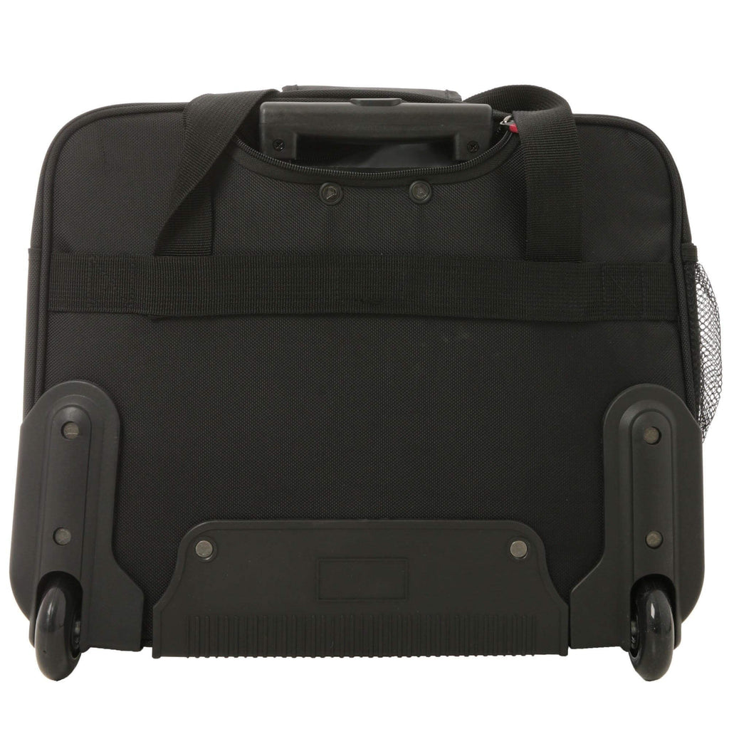 Aerolite 17'' Executive Mobile Business Cabin Hand with Luggage Rolling Laptop Bag, Approved for Ryanair, British Airways, Easyjet, Jet2 & Many More
