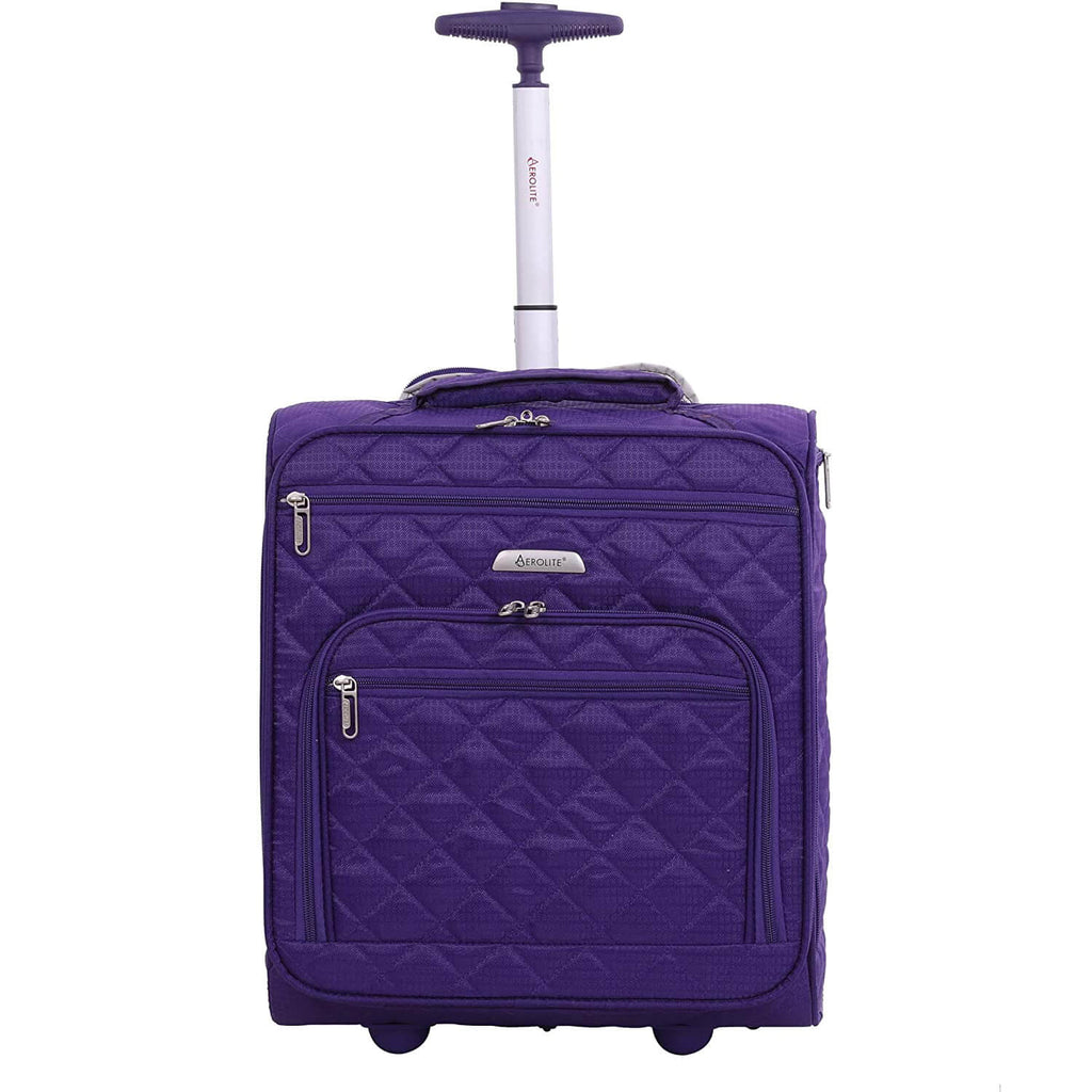 Aerolite Easyjet Carry On Cabin Hand Luggage Under Seat Trolley Bag Suitcase, Fits easyJet Hand Cabin Luggage 45x36x20