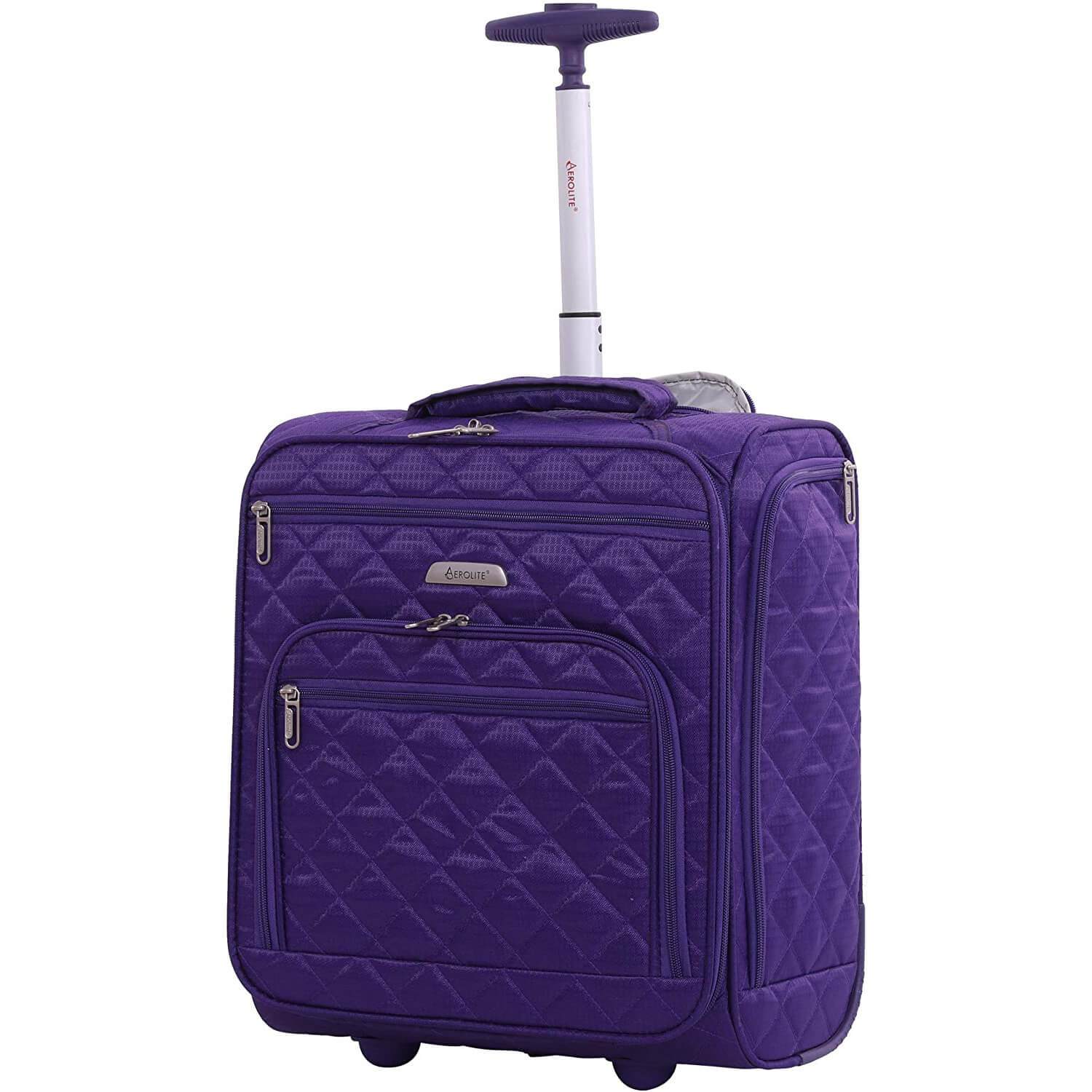 Aerolite Easyjet Carry On Cabin Hand Luggage Under Seat Trolley Bag Suitcase, Fits easyJet Hand Cabin Luggage 45x36x20