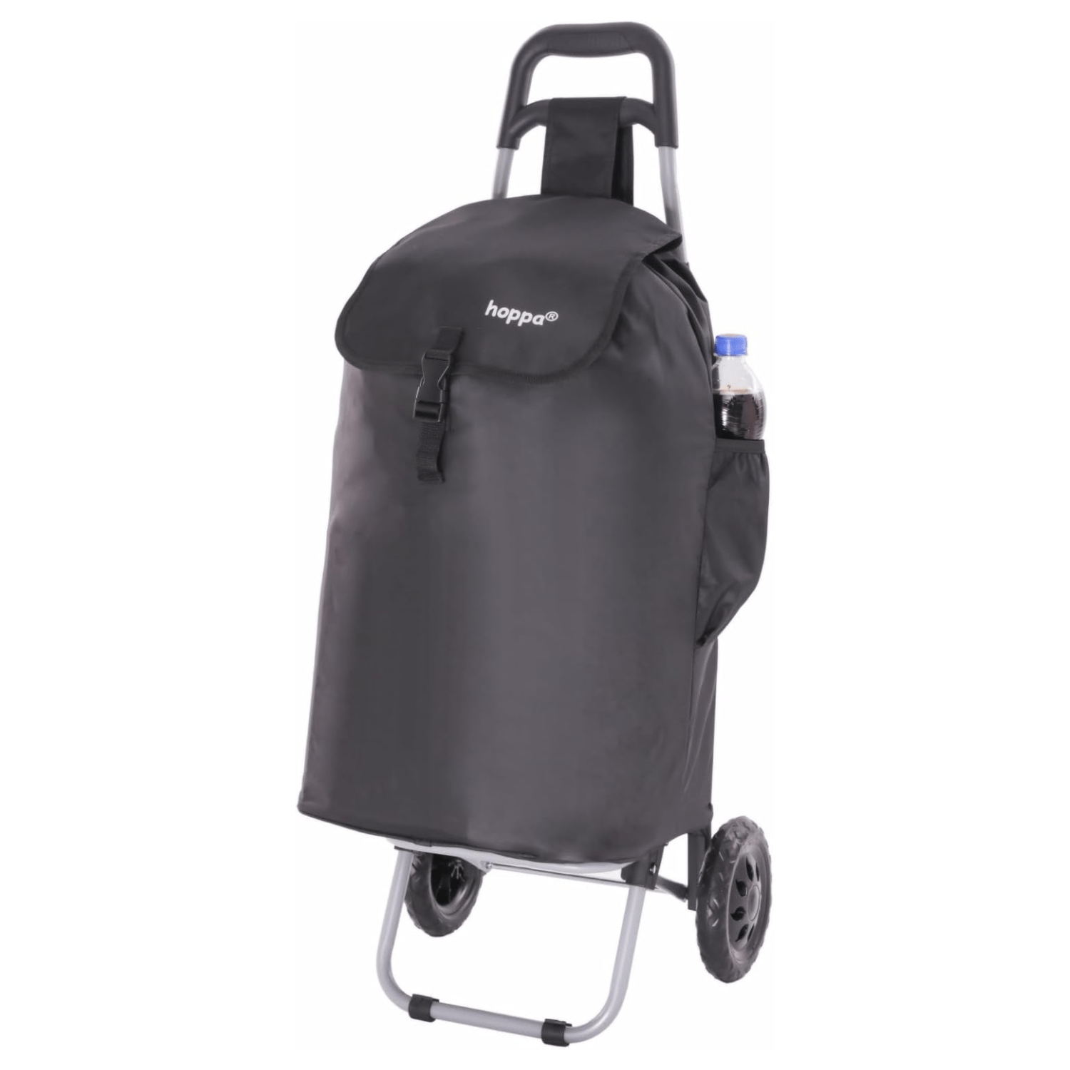 Hoppa 57Ltr Lightweight Shopping Trolley 2025 model, Hard Wearing & Foldaway Push/Pull Cart for Easy Storage With 1 Year Guarantee